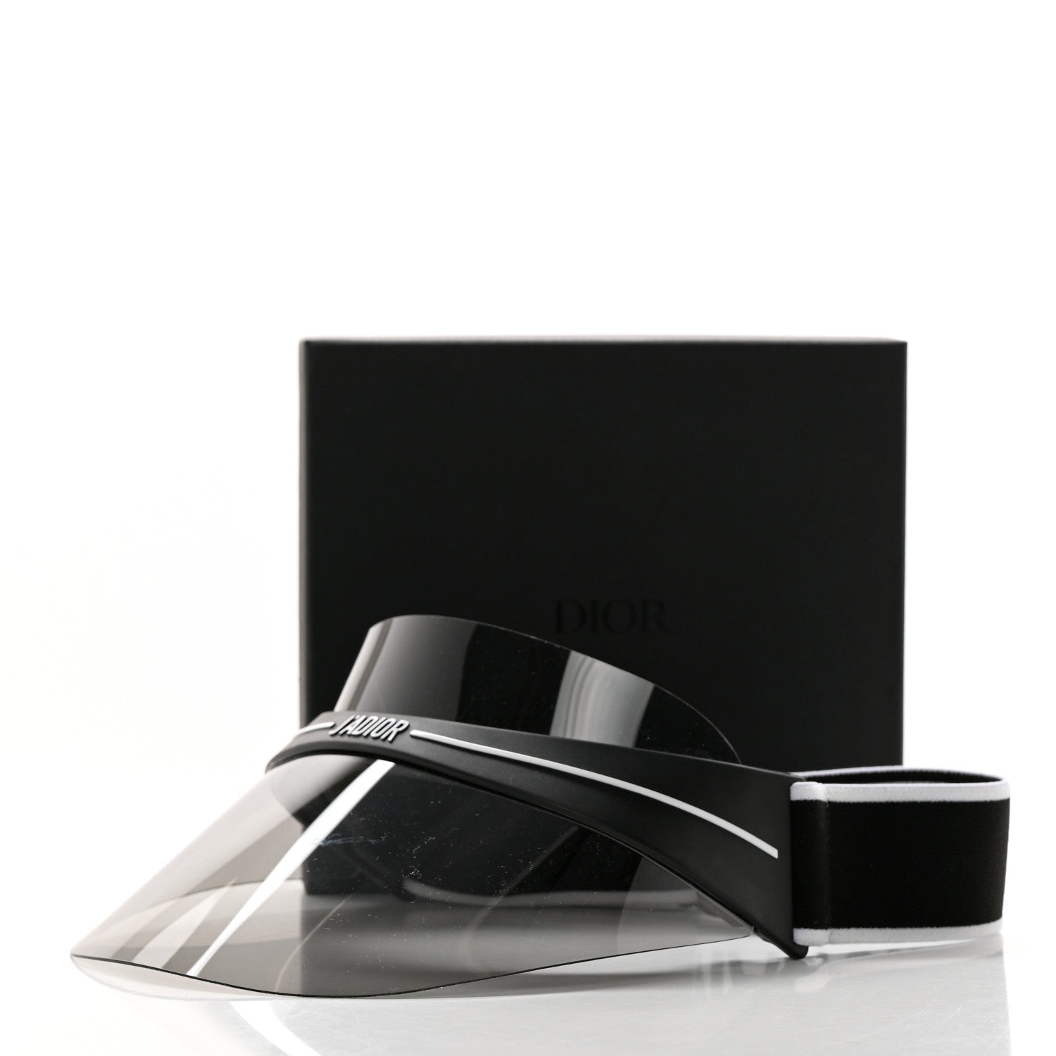 Christian Dior Mirrored DiorClub1 Sun Visor Black 10 of 10