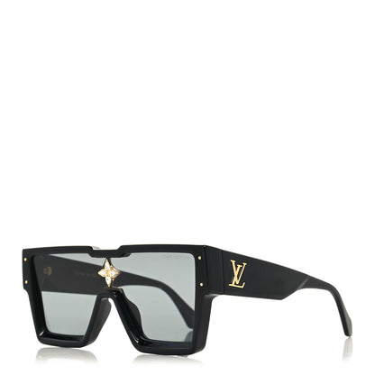 Louis Vuitton Acetate Swarovski Crystal Cyclone Sunglasses Z1578W Black 1 of 9