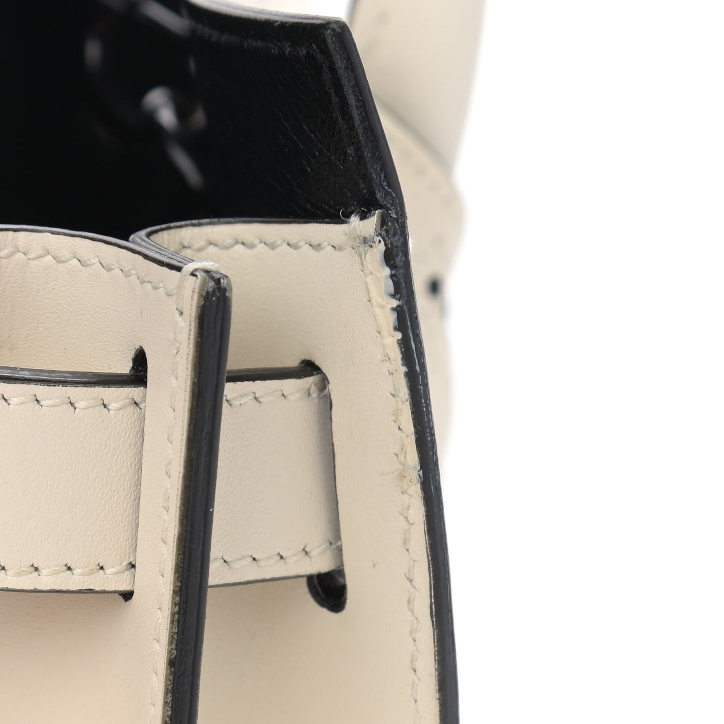 Calfskin Baby Sac De Jour White