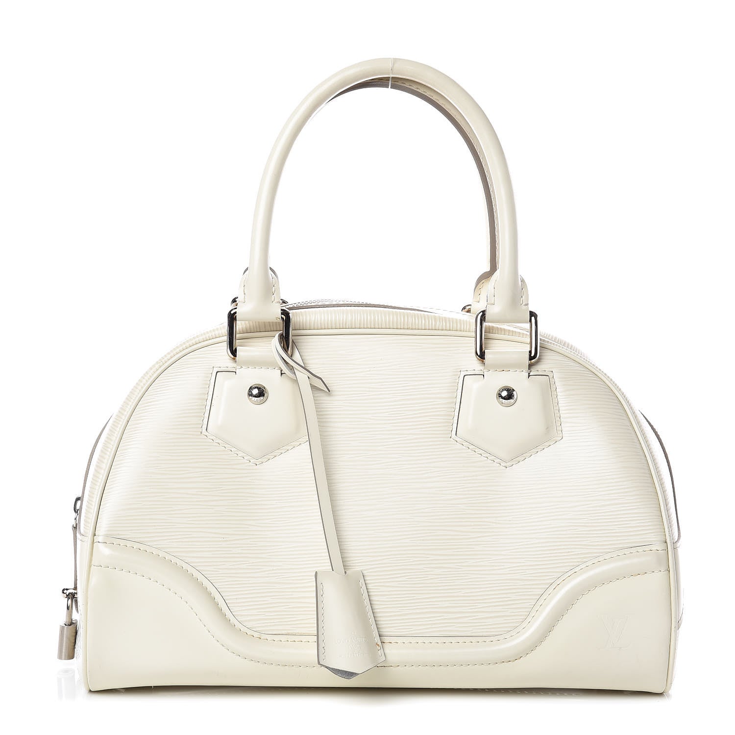 Louis Vuitton Epi Bowling Montaigne PM Ivory 1 of 23