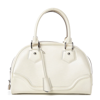 Louis Vuitton Epi Bowling Montaigne PM Ivory 1 of 23