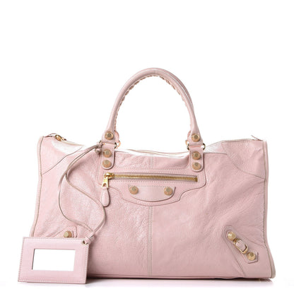Balenciaga Agneau Giant 12 Gold Hardware Work Rose Poudre Rose Petunia 1 of 17