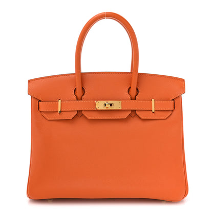 Hermes Epsom BIRKIN 30 Orange 1 of 13