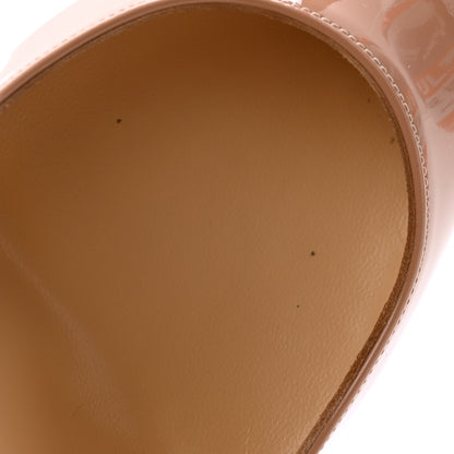 Christian Louboutin Patent Pigalle Follies 100 Pumps 39 Nude 8 of 10