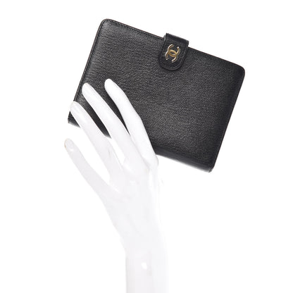 Chanel Goatskin Small Ring Agenda Planner Black 2 of 10