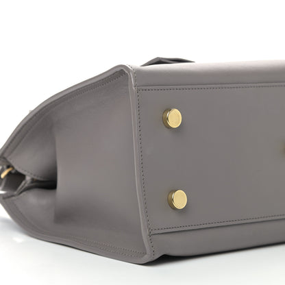 Saint Laurent Calfskin Monogram Baby Cabas Fog 5 of 9