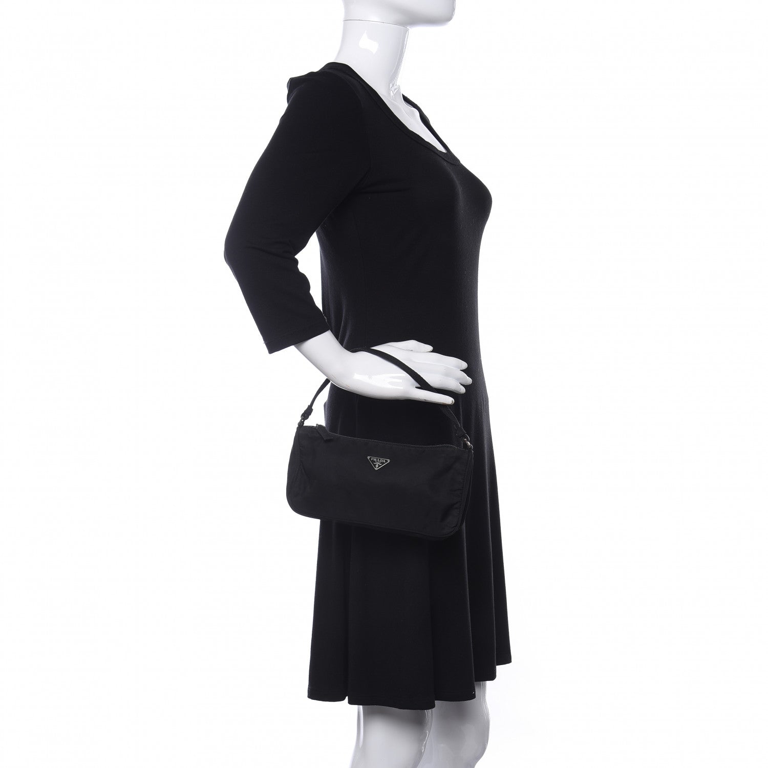 Prada Tessuto Nylon Sport Pochette Black 2 of 9