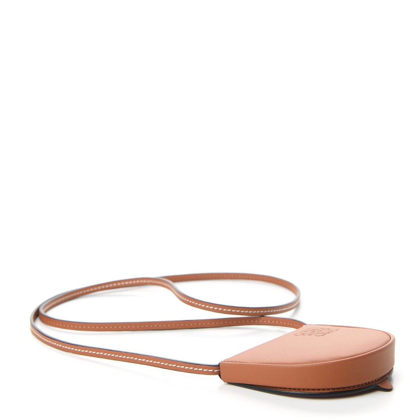 Soft Calfskin Mini Heel Pouch Tan
