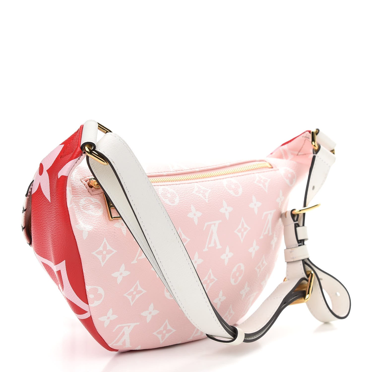 Louis Vuitton Monogram Giant Bumbag Rouge 3 of 8