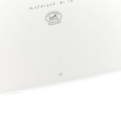 Hermes Porcelain Mosaique au 24 Gold Sushi Plate 6 of 7