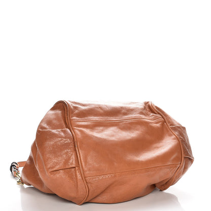Chloe Tumbled Lambskin Medium Ethel Satchel Nutmeg Moka 5 of 8