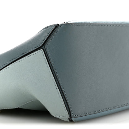 Loewe Calfskin Small Puzzle Bag Aqua Light Blue Stone Blue 8 of 12