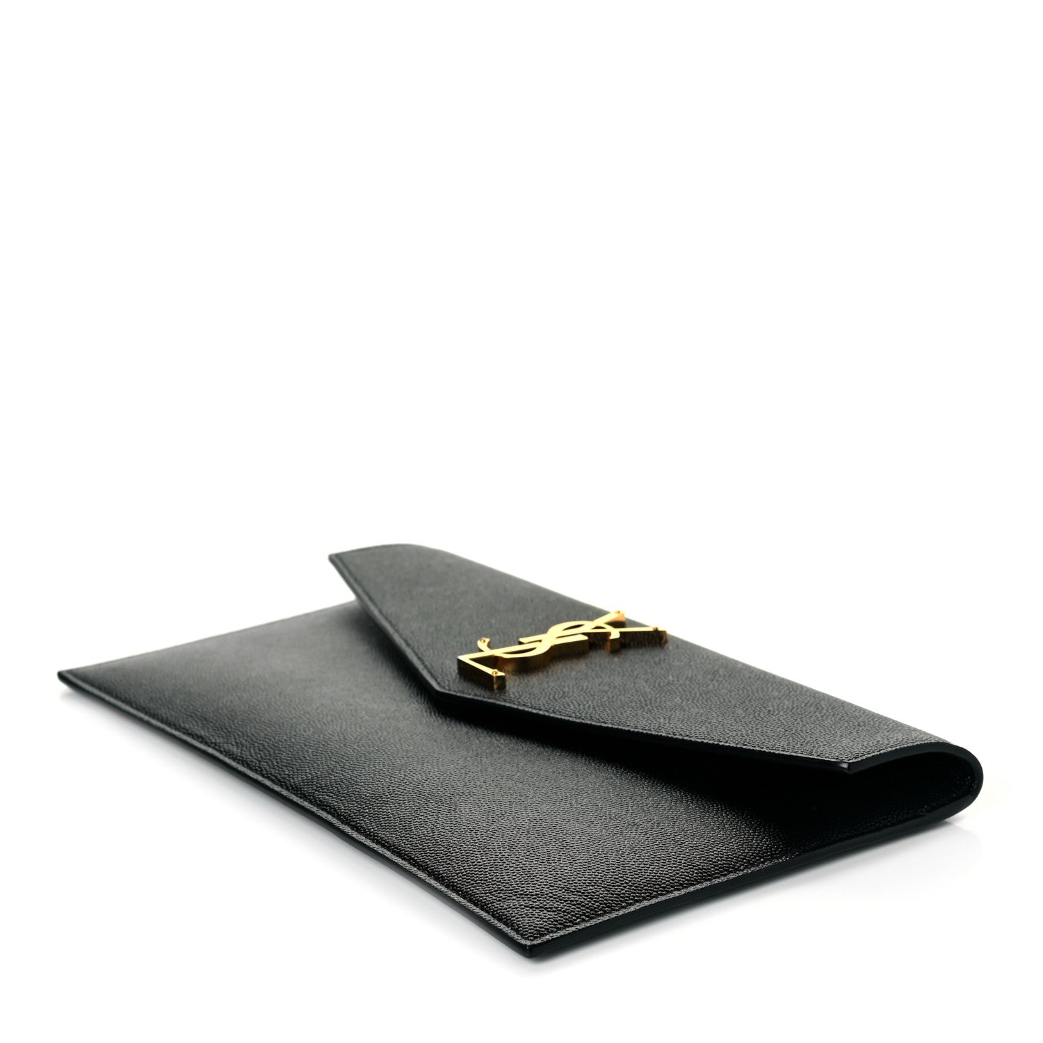Saint Laurent Grain De Poudre Uptown Pouch Black 5 of 8