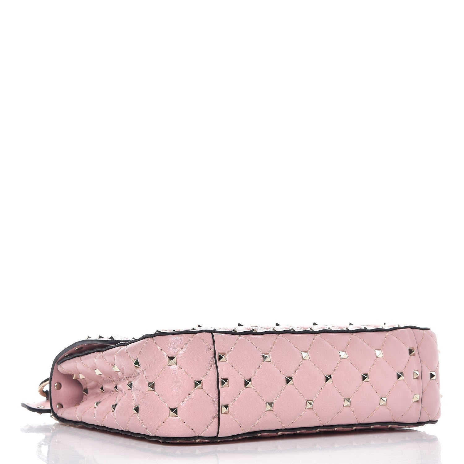 Valentino Garavani Nappa Medium Rockstud Spike Shoulder Bag Water Rose 4 of 7