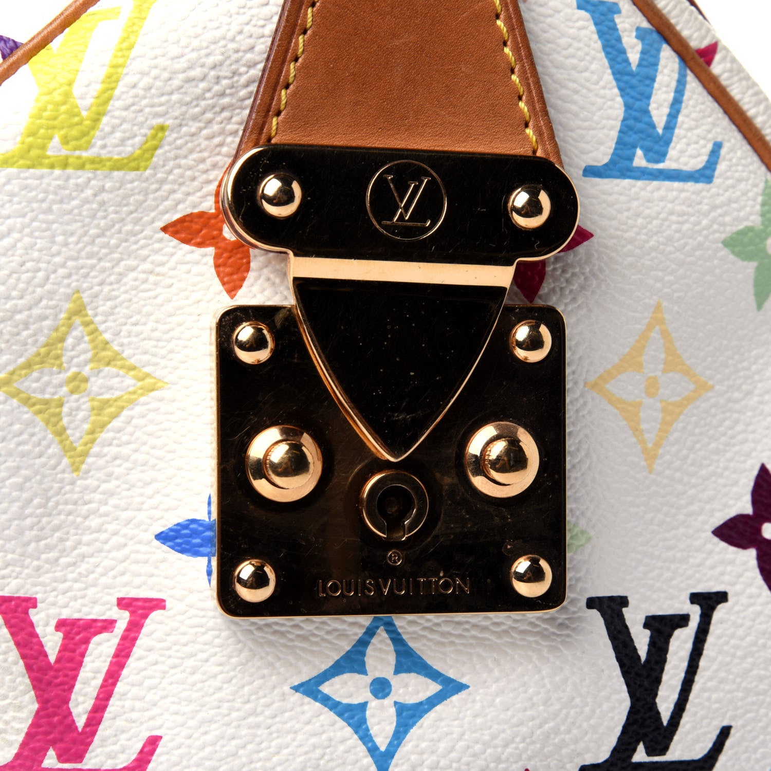 Louis Vuitton Monogram Multicolor Speedy 30 White 10 of 13