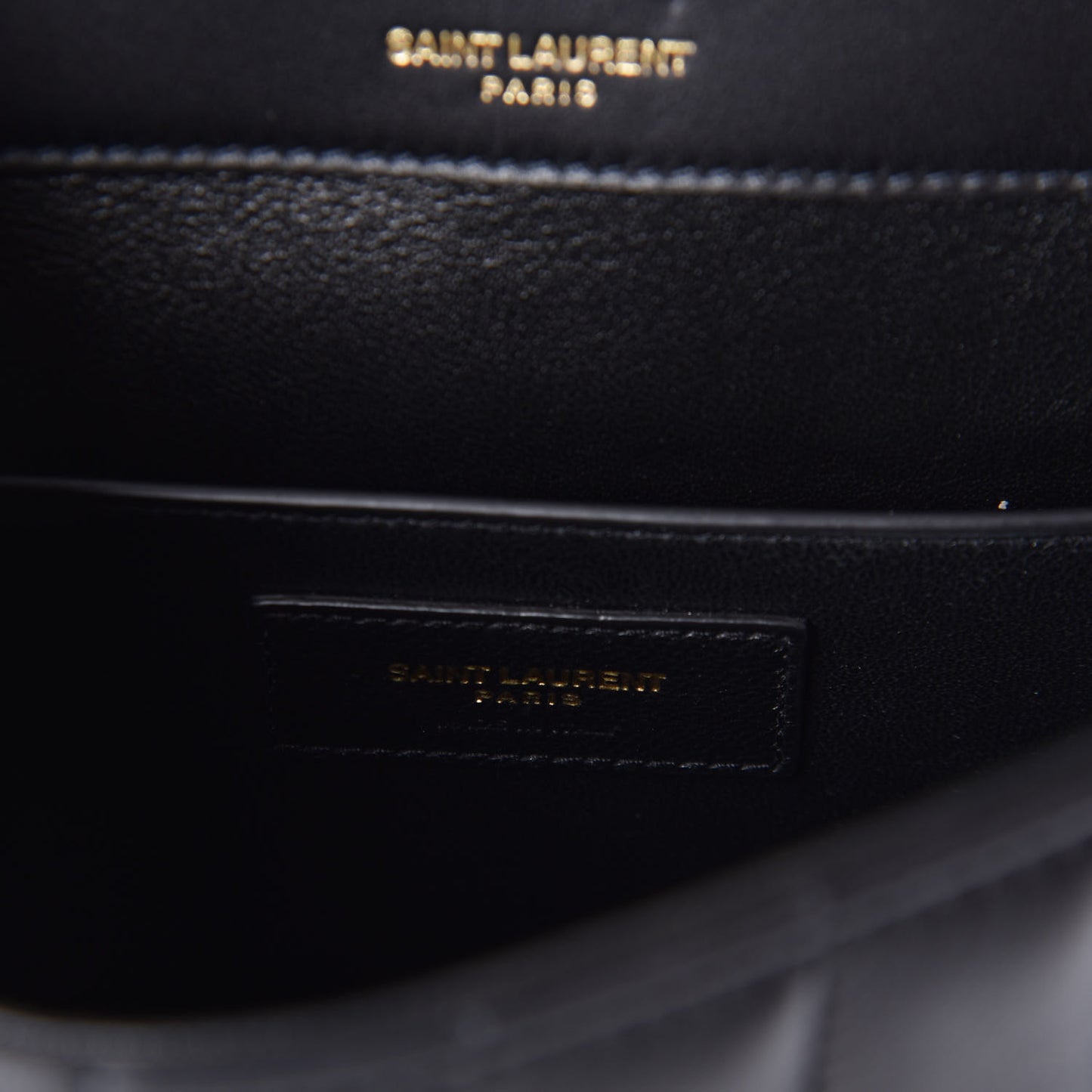 Lambskin Matelasse Monogram Medium Vicky Chain Bag Black