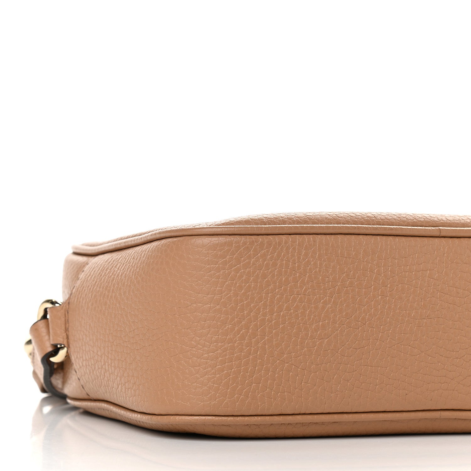 Gucci Pebbled Calfskin Small Soho Disco Bag Camelia 8 of 10