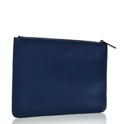 Fendi Vitello Century Lined Monster Eyes Pouch True Blue Celeste Multicolor 3 of 6