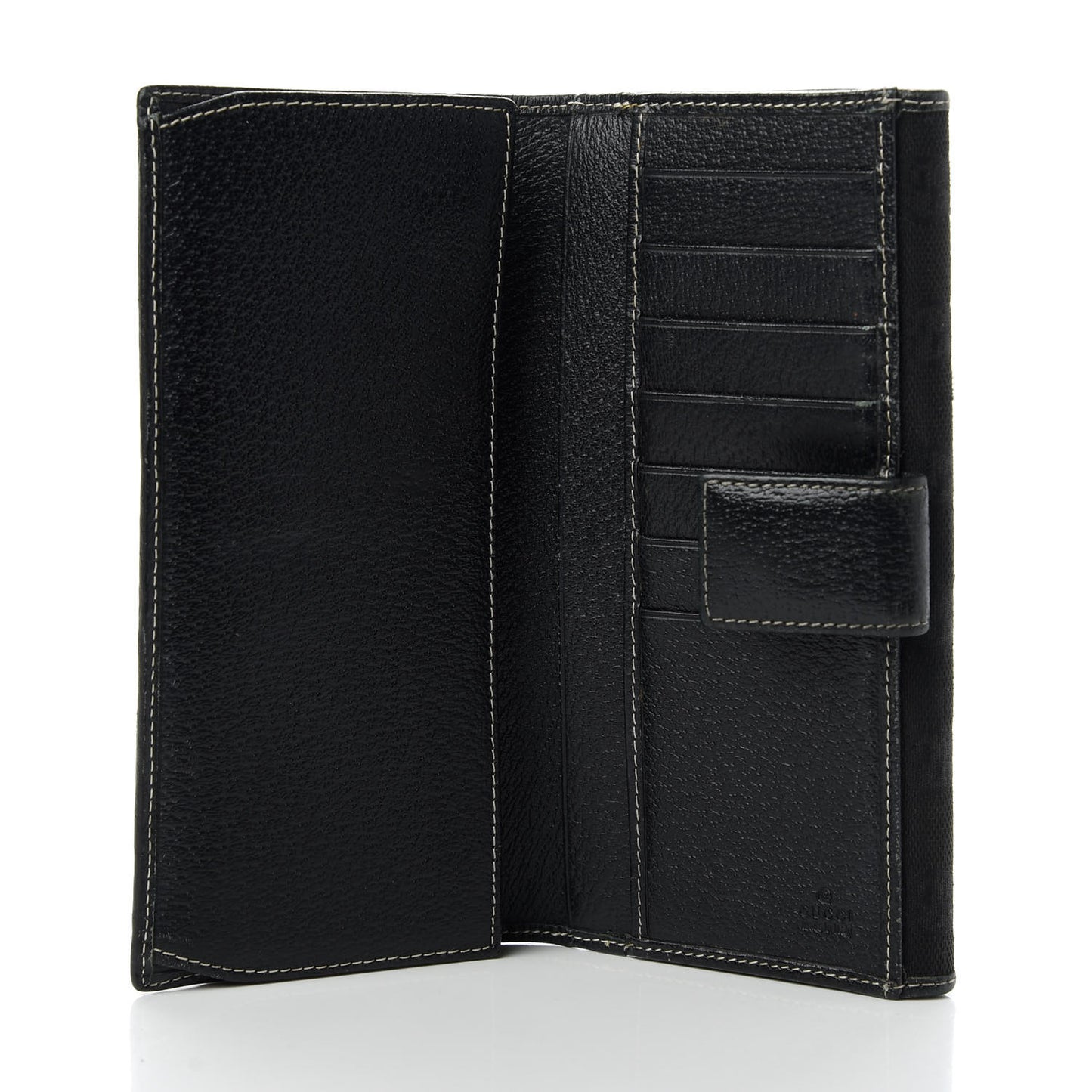 Monogram Web Bow Wallet Black