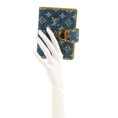Louis Vuitton Denim Monogram Agenda PM 2 of 7