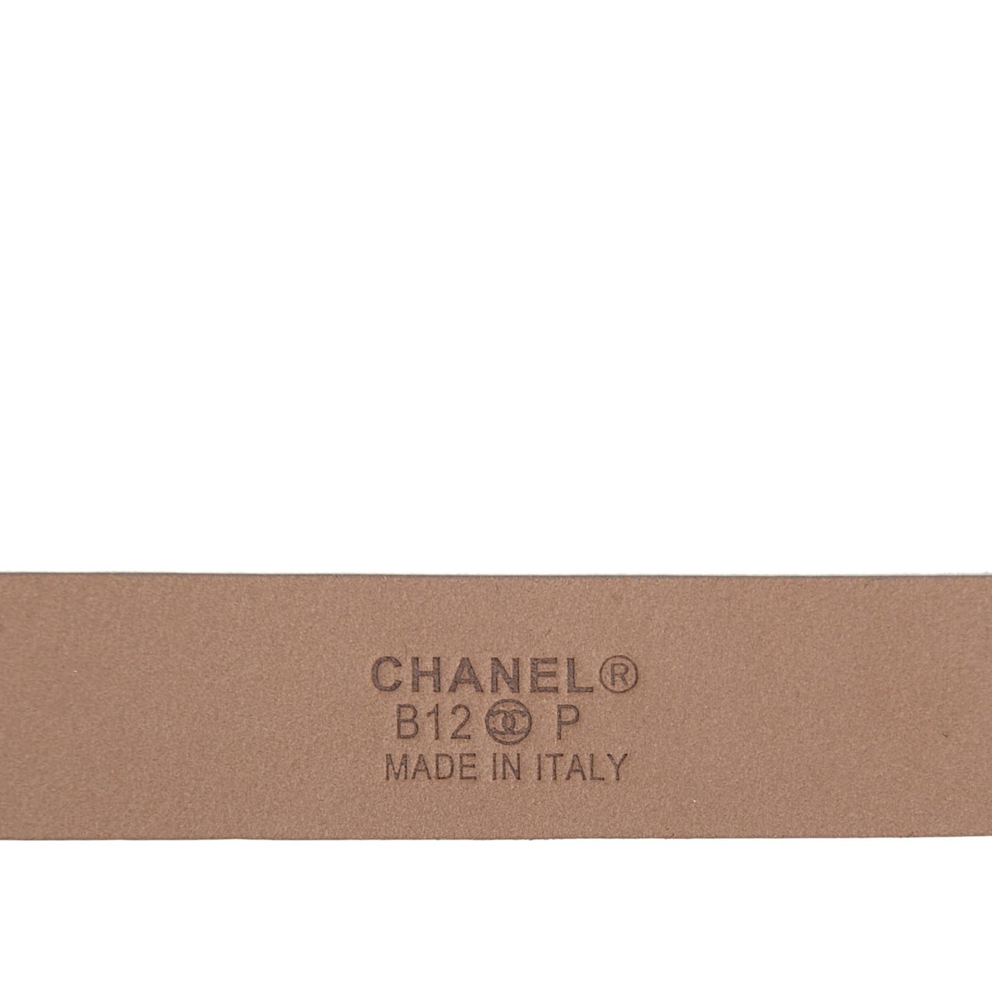 Metallic CC Logo Skinny Belt 90 36 Silver