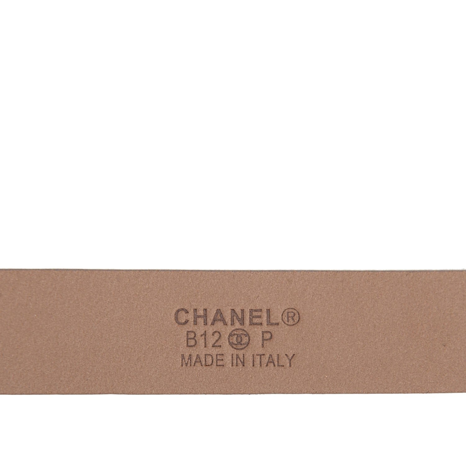 Chanel Metallic CC Logo Skinny Belt 90 36 Silver 5 of 7