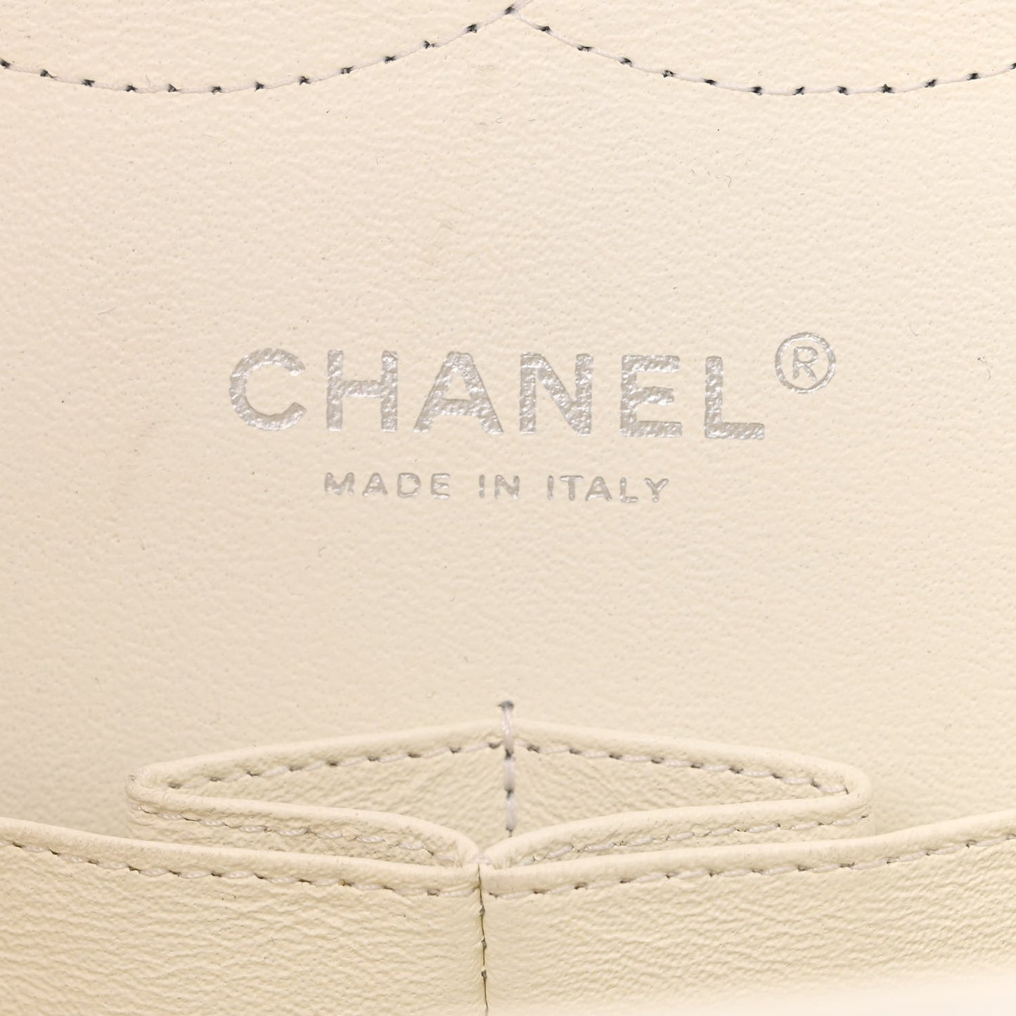 Caviar Quilted Jumbo Double Flap White