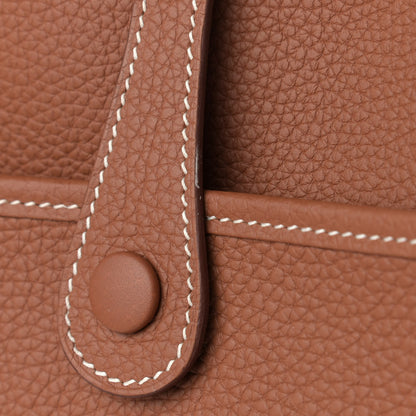 Hermes Taurillon Clemence Evelyne III PM Gold 10 of 13