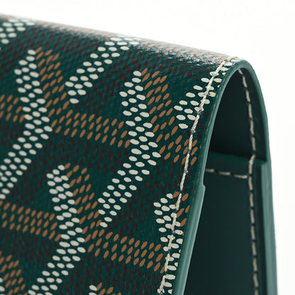 Goyard Goyardine Passport Wallet Green 9 of 11