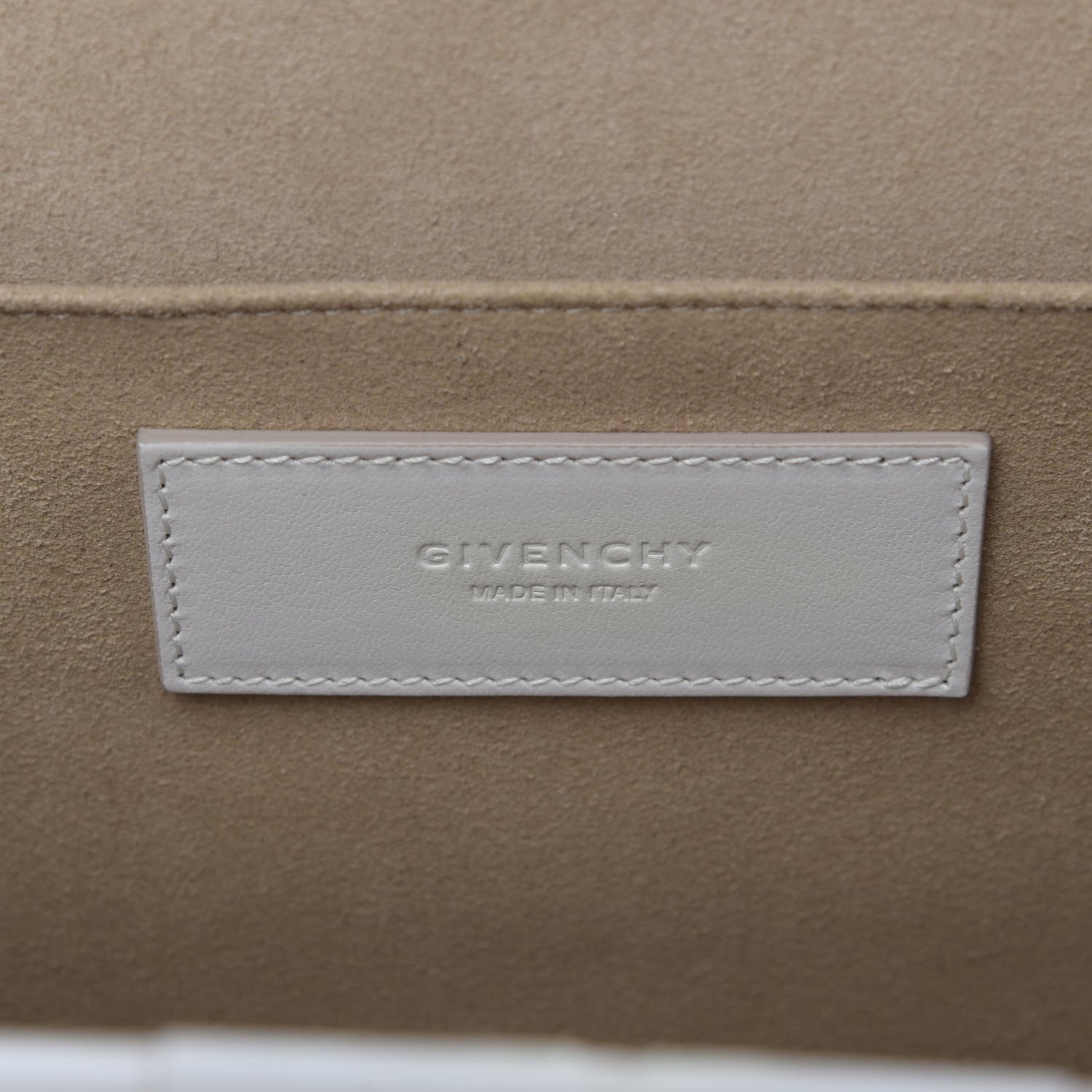 Givenchy Goatskin Quilted Large Gem Bag White 8 of 8