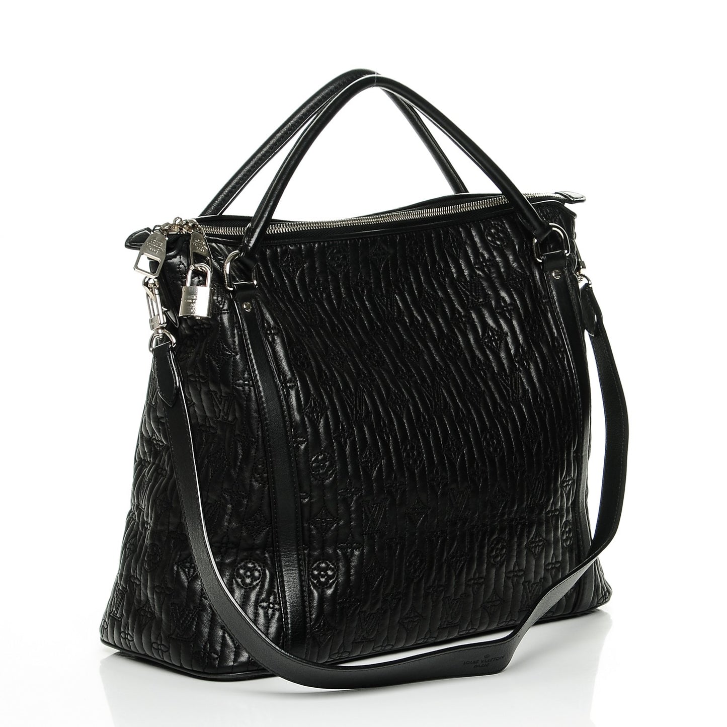 Monogram Lambskin Antheia Ixia MM Black