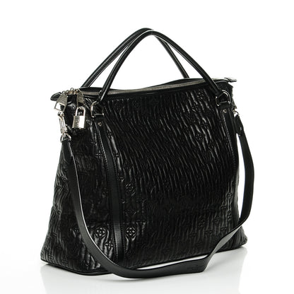 Louis Vuitton Monogram Lambskin Antheia Ixia MM Black 3 of 6