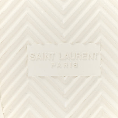 Saint Laurent Canvas Venice Sneakers 39.5 White 7 of 10