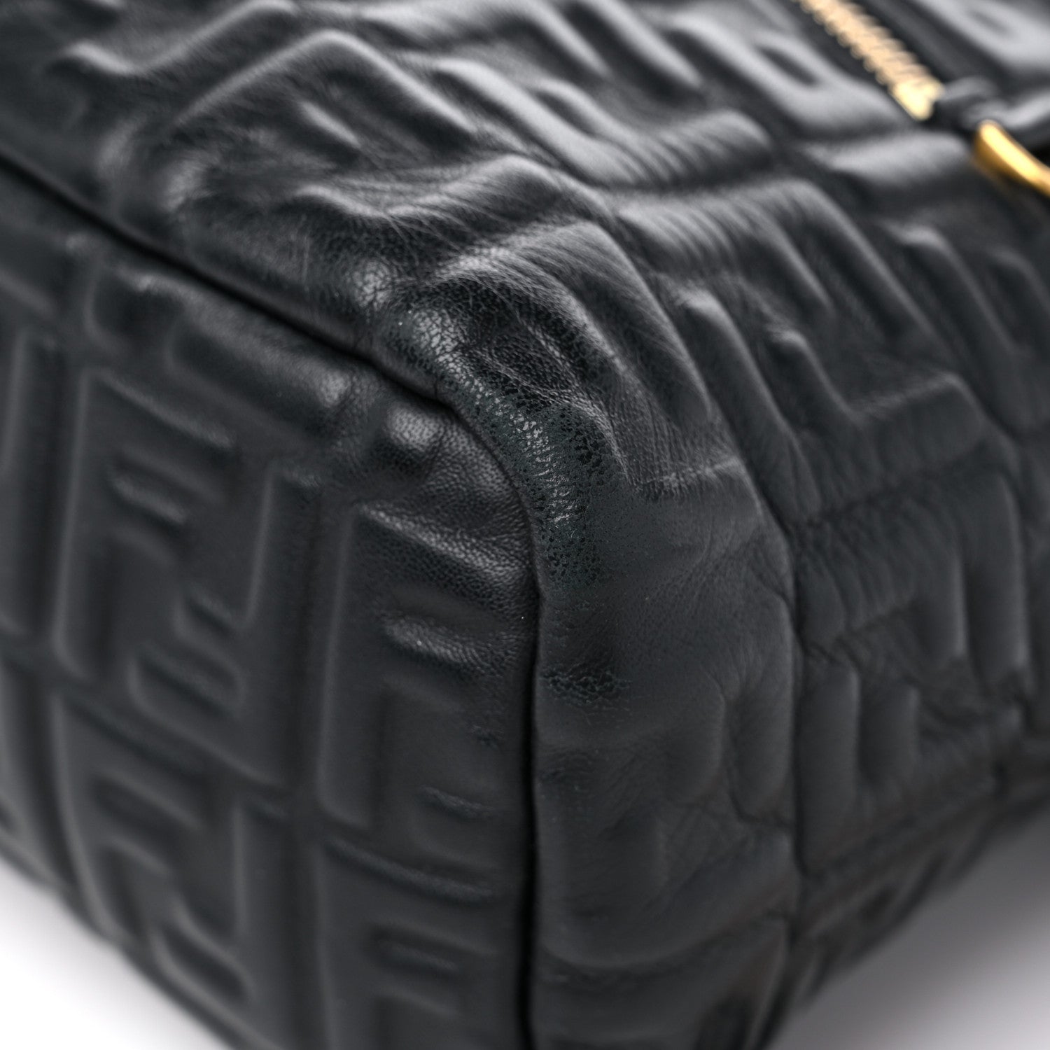 Fendi Nappa FF 1974 Embossed Mini Backpack Black 9 of 14