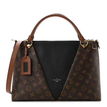 Louis Vuitton Monogram V Tote MM Black 1 of 9