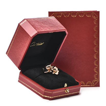 Cartier 18K Pink Gold Diamond Caresse D'Orchidees Par Cartier Ring 52 6 6 of 6
