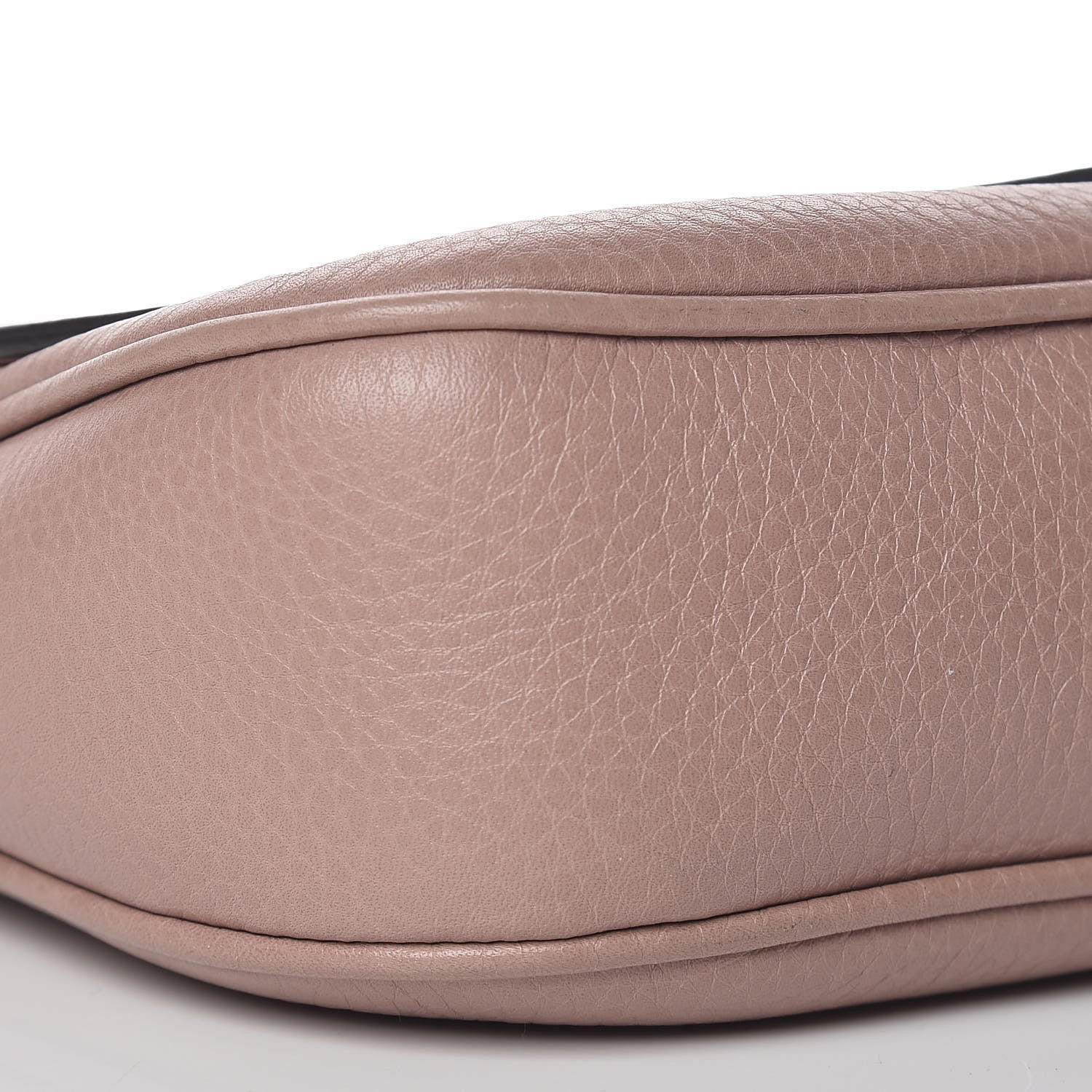 Gucci Pebbled Calfskin Medium Soho Flap Crossbody Pale Pink 9 of 10