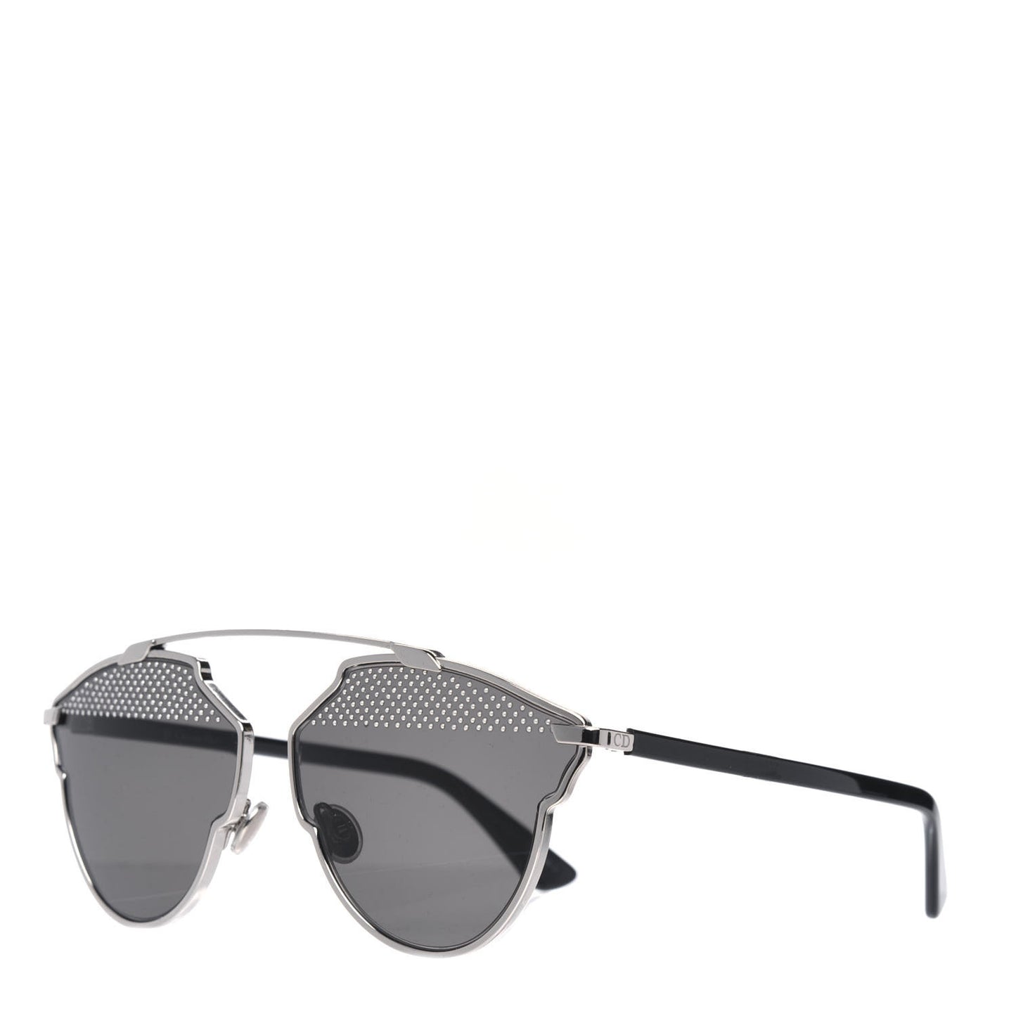 Metal Studded So Real Sunglasses Black