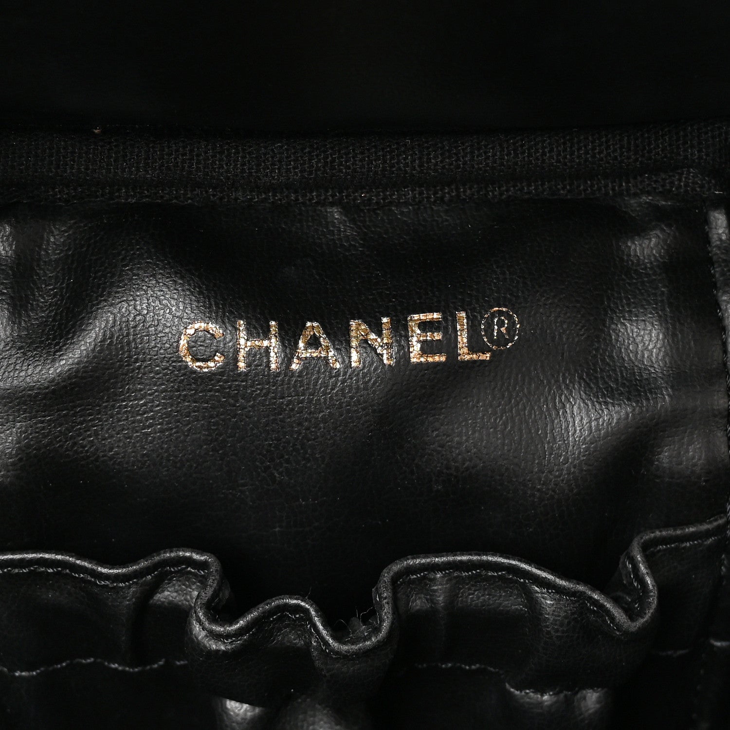 Chanel Caviar Vanity Cosmetic Case Black 6 of 10