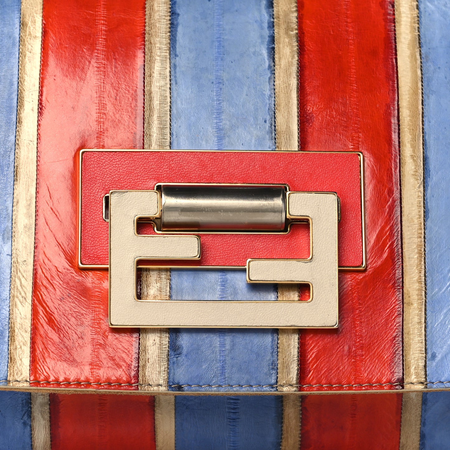 Eel Flap Bag Multicolor