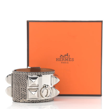 Hermes Lizard Collier De Chien CDC Bracelet T1 Ombre 11 of 12