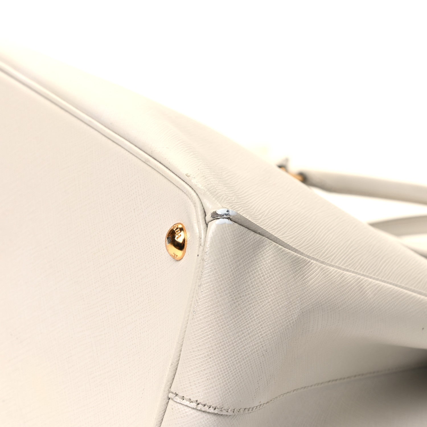 Prada Saffiano Medium Galleria Double Zip Tote Talco 6 of 6