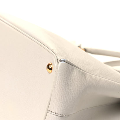 Prada Saffiano Medium Galleria Double Zip Tote Talco 6 of 6