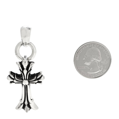 Chrome Hearts Sterling Silver Double Cross Pendant 2 of 5