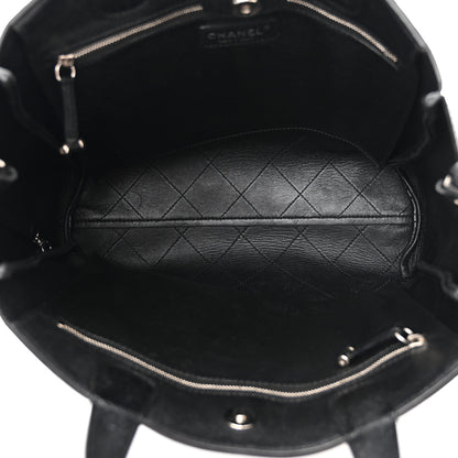 Chanel Caviar Stitched Large Lady Coco Shopping Tote Black 5 of 14