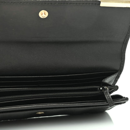Gucci Soft Microguccissma Dice Continental Flap Wallet Black 4 of 5