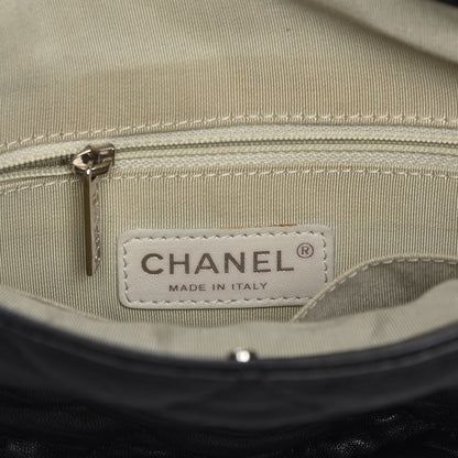 Chanel Washed Lambskin Chain Around Hobo Black 6 of 8