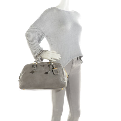 Prada Cervo Lux Dome Satchel Astro 3 of 10