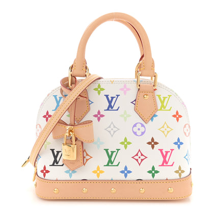 Louis Vuitton LV x TM Monogram Multicolor Alma BB White 1 of 10