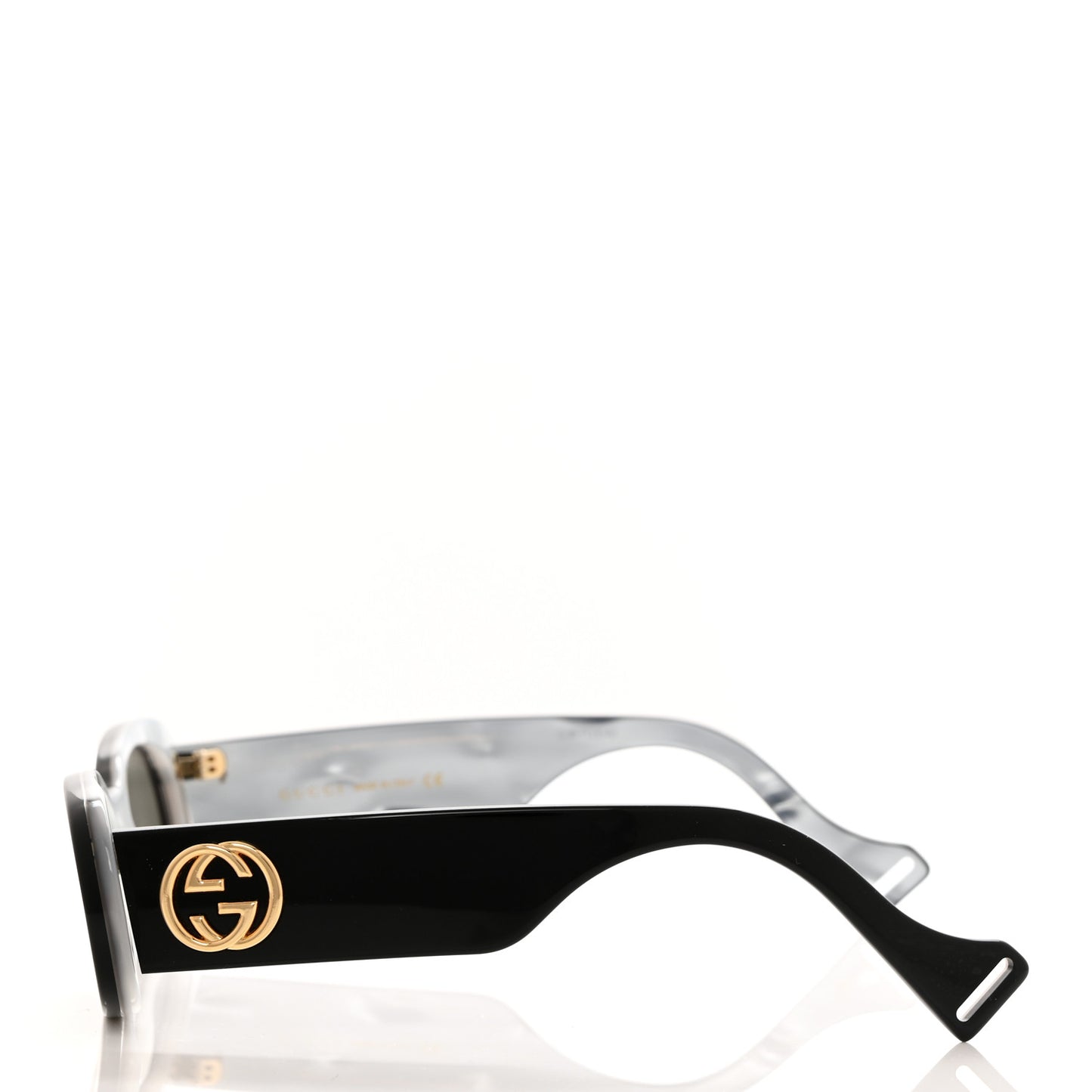 Acetate Oval Sunglasses GG0517S Black